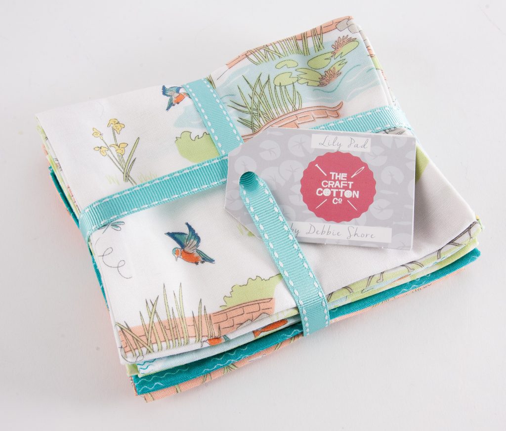 Debbie Shore Lily Pad - Pond 5 Fat Quarter Pack
