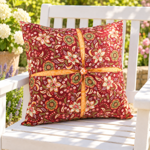 Box Pleat Cushion Cover Sewing Project Download