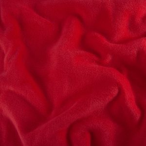 Anti Pill Plain Polar Plain Fleece - Red