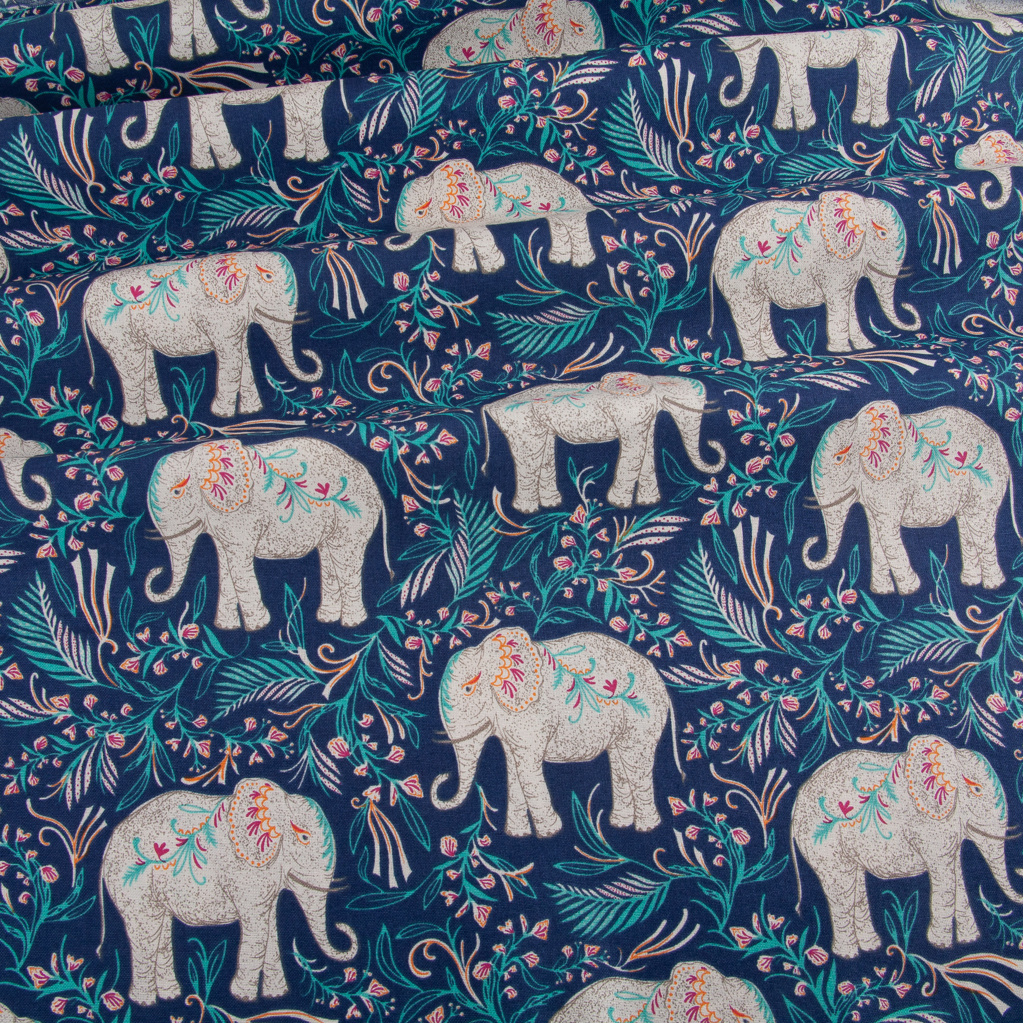 Spirit of Africa - Decorative Elephant Blue – Debbie Shore Sewing