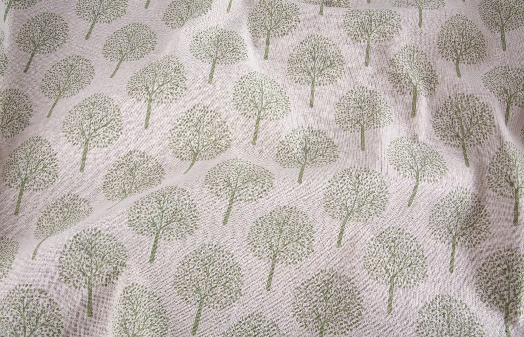 Mulberry Tree Canvas Linen - Green