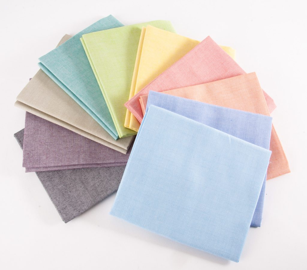 Make + Believe 10 Piece Chambray Fat Quarter Pack