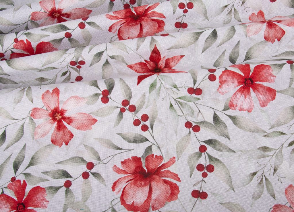 Deluxe Soft Canvas - Christmas Floral