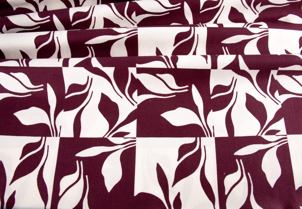 Deluxe Soft Canvas - Abstract Leaves Berry