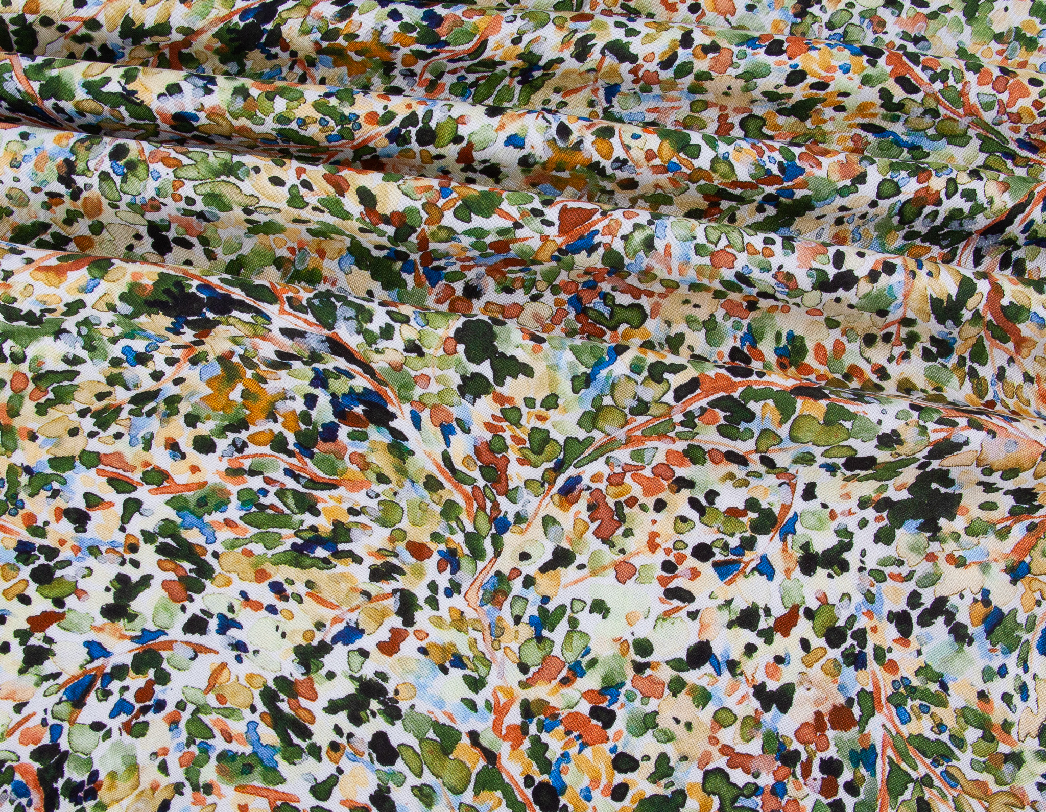 4.5m Autumn Watercolour Viscose