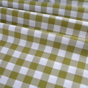 17mm Yarn Dyed Cotton Gingham - Green