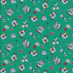 Liberty Fabrics The Carnaby Collection - Fluttering Floral Green