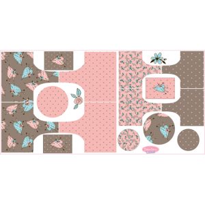 Storage Basket Fabric Panel and Instructions