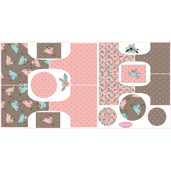 Storage Basket Fabric Panel and Instructions