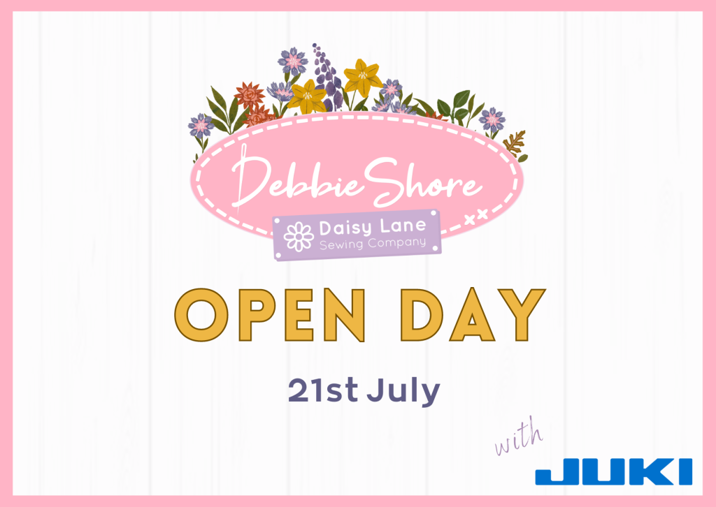 21st July 2024 - Debbie Shore Sewing Open Day with Juki Day Ticket
