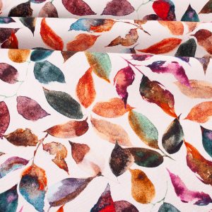 Deluxe Soft Canvas - Colourful Leaves