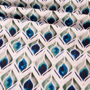 Deluxe Soft Canvas - Peacock Feathers