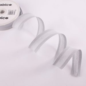 25mm Silver Grey Cotton Bias Binding Roll - 25 Metres