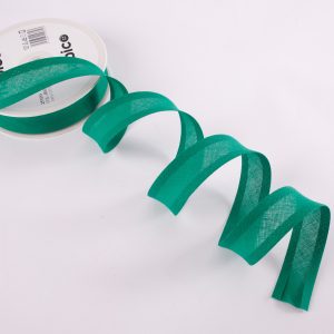 25mm Emerald Green Cotton Bias Binding Roll - 25 Metres