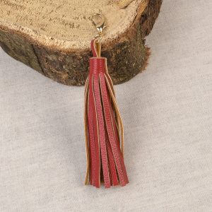 Tassel with Fastener - Red
