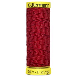Gutermann Shirring Elastic - Red 10m