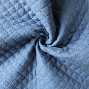 Quilted Double Gauze - Denim Blue