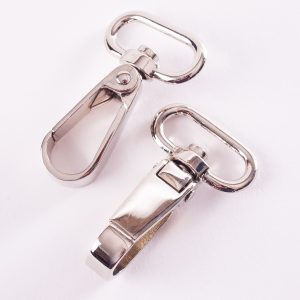 2 x 1" Large Swivel Clasps - Silver