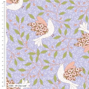 Craft Cotton Co. Patchwork Birds Lilac