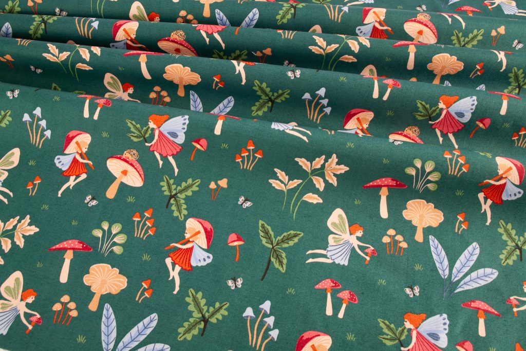 Fairytale Fine Cotton Poplin - Emerald Green