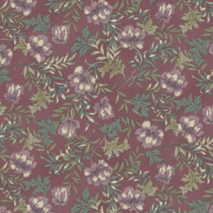 Vintage Morris - Floral Burgundy
