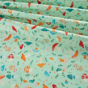 Poppie Cotton Mushroom Blooms - Mint