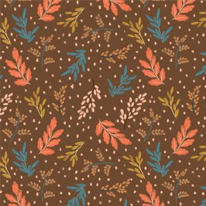 Cloud 9 Fabrics Organic Cotton - Woodland Creatures Pastel Branches