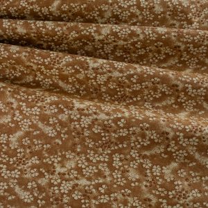 Oriental Flowers Cotton Blender - Cinnamon