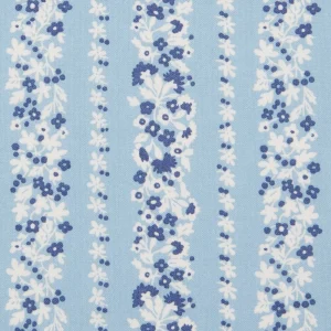 Liberty Fabrics Denim Florals - Topiary Stripe Blue