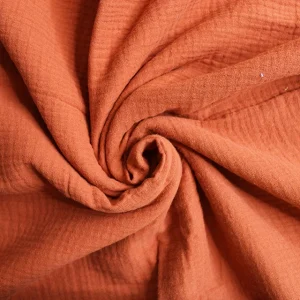 Double Gauze - Rust Orange 0.5m piece