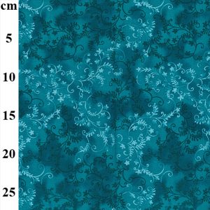 Mystic Vine Cotton Blender - Peacock Blue