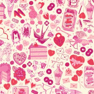Art Gallery Fabrics - Love Struck Love All Around