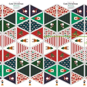 Little Johnny Cute Christmas Bunting