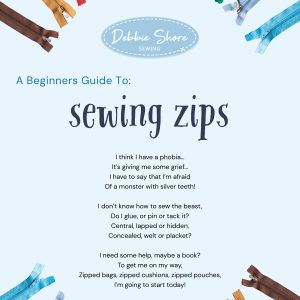 Debbie Shore - A Beginners Guide to Sewing Zips Booklet Download