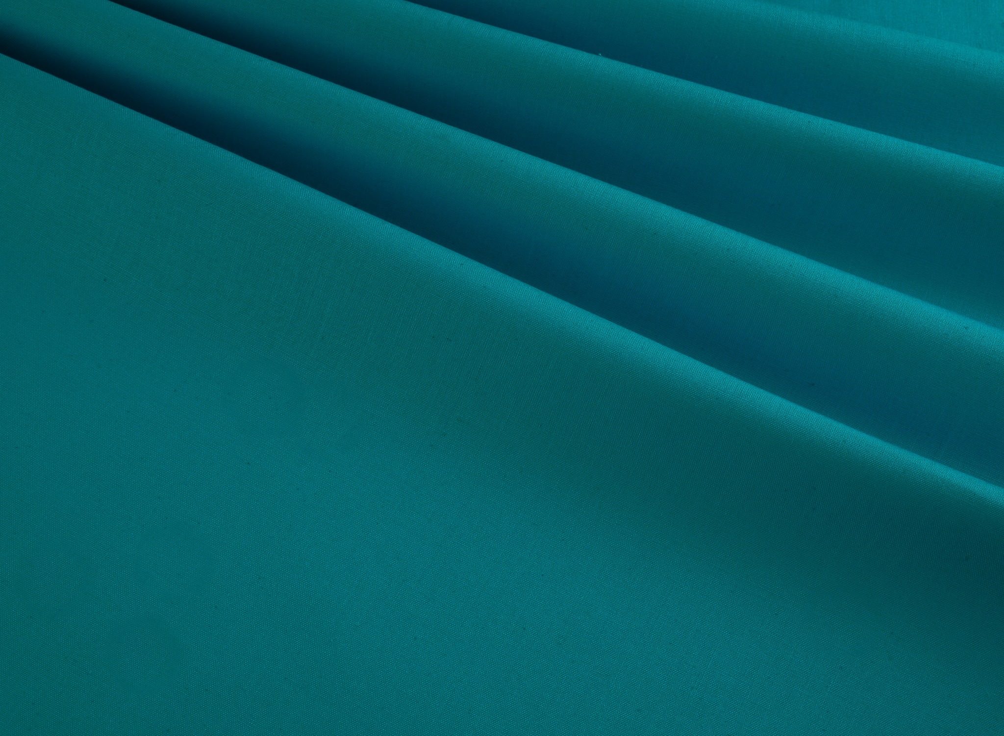 Rose & Hubble Plain Cotton - Peacock Blue