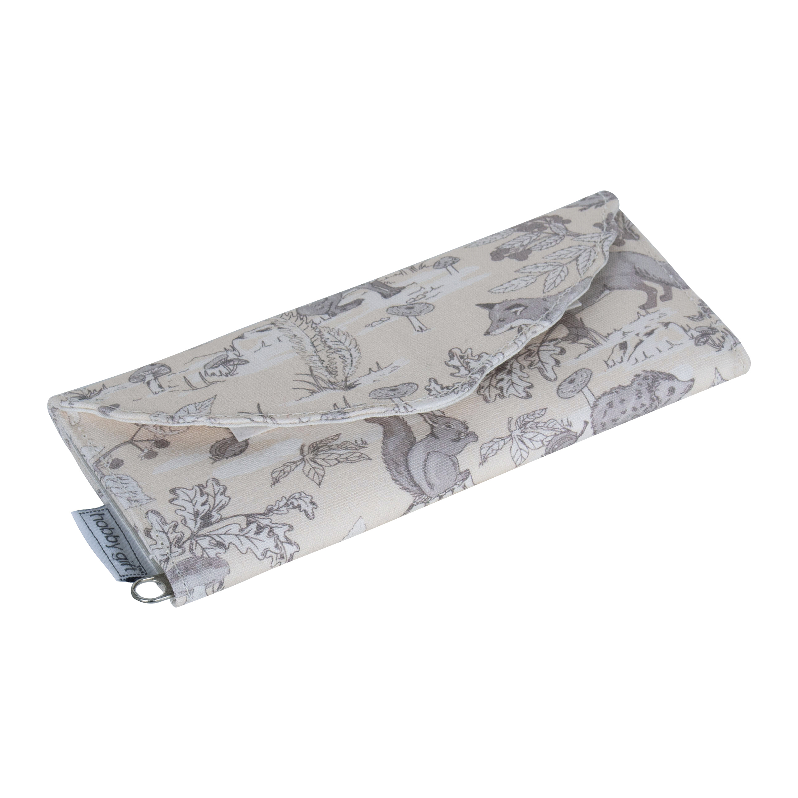 Sewing Kit: Fold-Over Scalloped Edge - Woodland Toile - Image 2