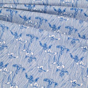 The V&A - Crafts of Tranquillity Organic Cotton: Iris Impression