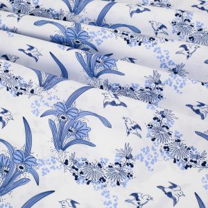 The V&A - Crafts of Tranquillity Organic Cotton: Edo Garden