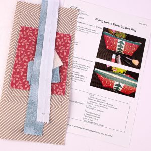 Suzie Duncan Flying Geese Zipped Bag Kit