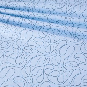 Swirly Line Blender - Blue
