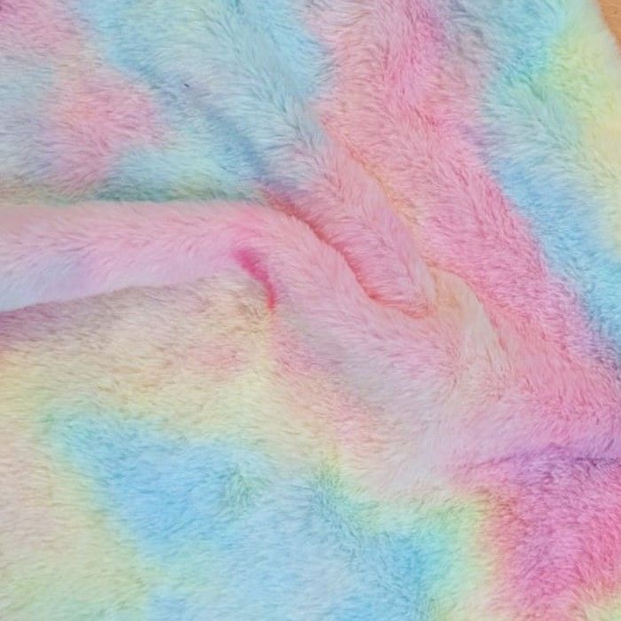 Printed Plush Fur - Unicorn - Image 2