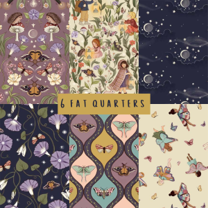 Michael Miller - Nocturnal Garden: 6 Fat Quarter Pack