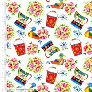 Debbie Shore Bohemian Waterways - Narrowboat Décor White