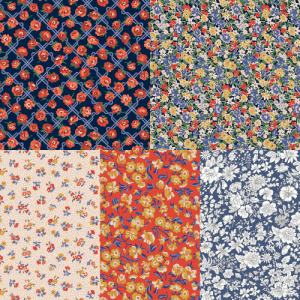 NEW Liberty Fabrics Floral Nostalgia - 5 Fat Quarter Pack