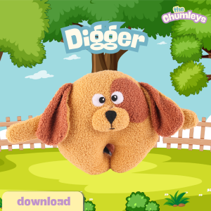 The Chumleys! - Digger the Dog Sewing Pattern PDF Download