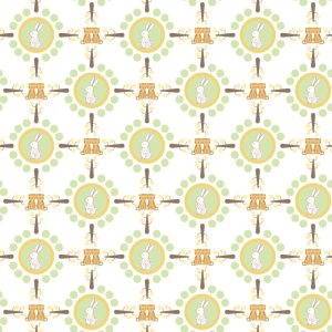 FIN Fabrics – Callie's Choice: Safari Geometric White