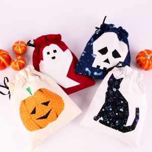 Debbie Shore Foundation Piecing Panel - Halloween Bags