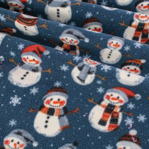 Snowman Polar Fleece - Navy