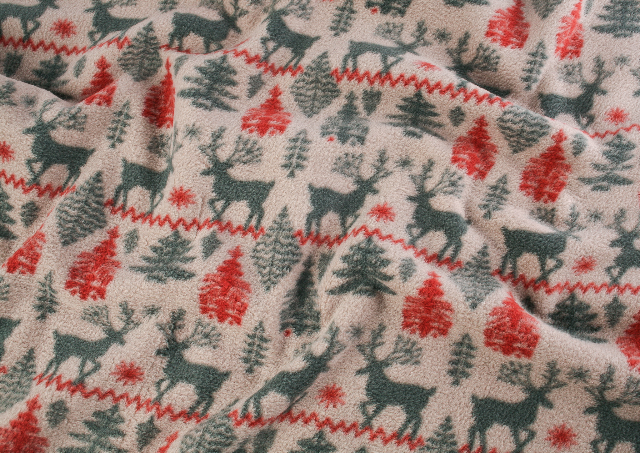 Fairisle Polar Fleece - Taupe - Image 2