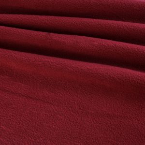 Plain Polar Fleece - Wine Red